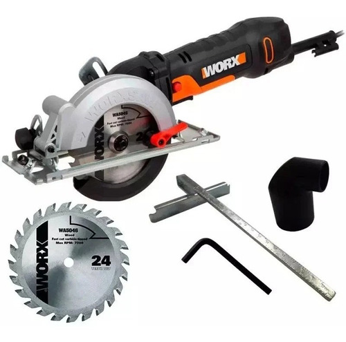 Mini Serra Circular 400w + Potencia Wx429 Worx Saw 110v