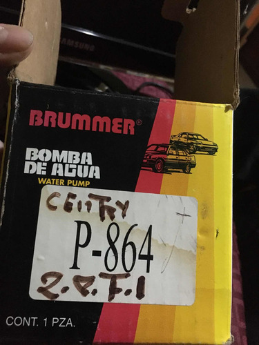 Bomba De Agua P-864 Marca Brummer Para Carrocentury F.i 2.8