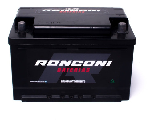 Bateria De Auto Marca Ronconi 12x75 Cc Para Fiat Uno / Siena
