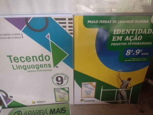 Kit 7 Livro 9 Ano Ftd Conquista Matemática Tecendo Linguagem (Usado)