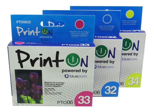 Imagen 3 de 4 de Cartucho De Tinta Epson Stylus C67 Cx3700 Printon