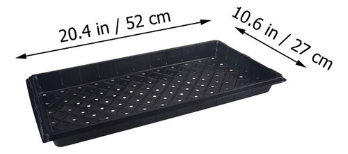 Bandeja De 4 Piezas Con Orificios, Bandejas Con Soporte, Pla