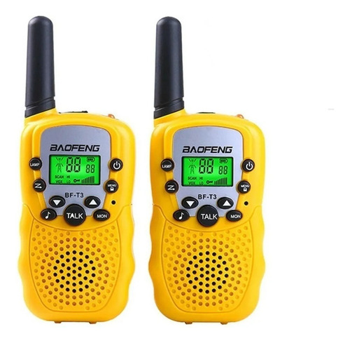 Radio De Comunicación Baofeng Bf-t3 Color Amarillo