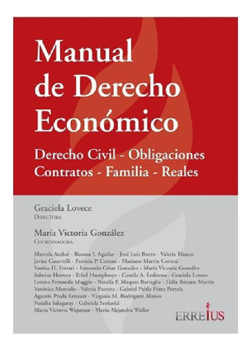 Libro - Manual De Derecho Económico: Derecho Civil, Obligac