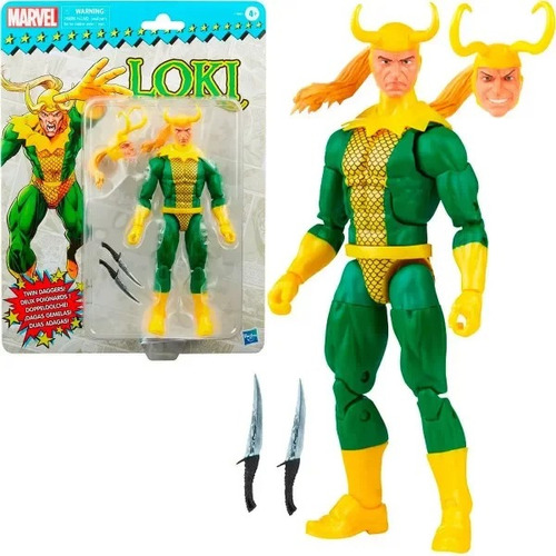 Figura Acción Loki Marvel Legends Original 