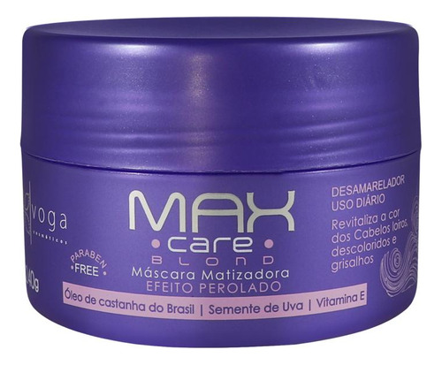 Mascara Matizadora Max Care Blond Voga 240 Gr