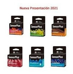 48 Preservativos/condones Sensor Plus Variedades/16 Cajas