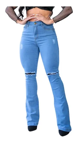 Mercado livre best sale calça flare jeans