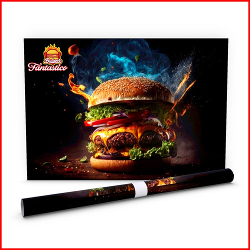 Poster Ai Hamburguesa Deliciosa - 40x60cm