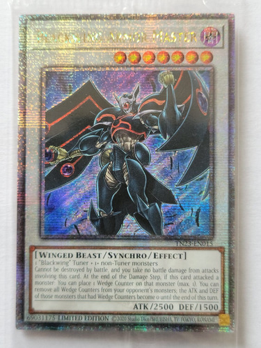 Yugioh Blackwing Armor Master - Tn23-en015 - Quarter Century