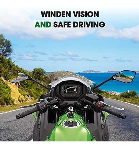 Imagen 2 de 9 de 2009-2016 Kawasaki Ninja 650r Espejos Para Ninja Er6f Er-6f