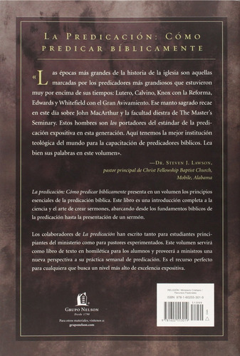 Imagen 2 de 3 de La Predicación: Cómo Predicar Bíblicamente -john Macarthur