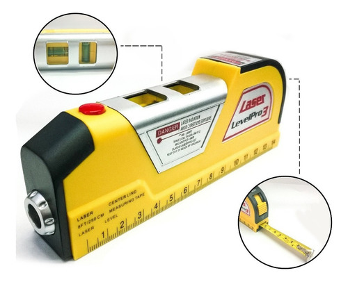 Nivel Laser Cinta Metrica Huincha Regla