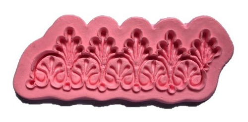 Molde De Silicone Arabesco Biscuit Pasta Americana