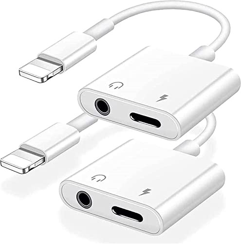 Paquete De 2 Adaptadores De Auriculares Para iPhone [certifi