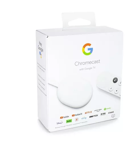 Chromecast con Google TV (HD) Snow - Transmite entretenimiento a tu  televisor con el mando por voz - Ve películas y series en HD - Chromecast  en