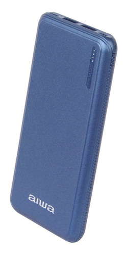 Cargador Portátil Aiwa Carga Rápida 10.000 Paw200 Vc Color Azul