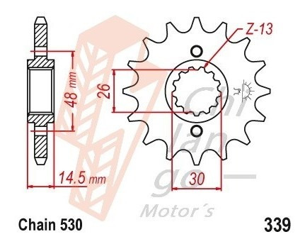 Kit De Sprockets Para Honda Vfr800 F1-y,1 Pgm & Cbs 00-01