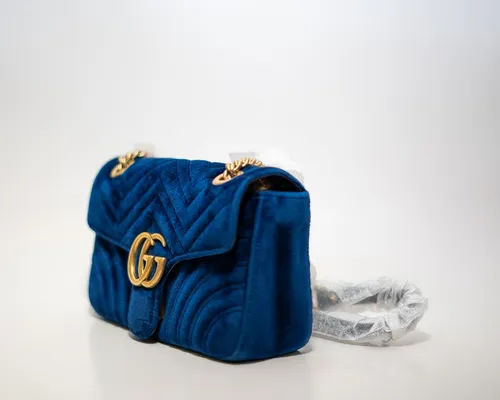 Bolso gucci terciopelo azul cheap