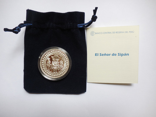 Moneda Conmemorativa De Plata El Señor De Sipán 1994