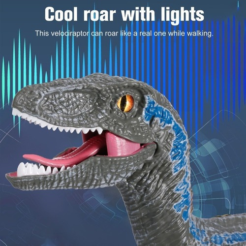 Juguete De Control Remoto Dinosaurio Juguete Grande Plata