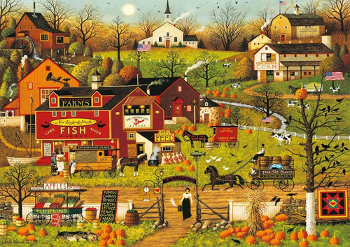 Buffalo Games Charles Wysocki Blackbirds Roost At Mill