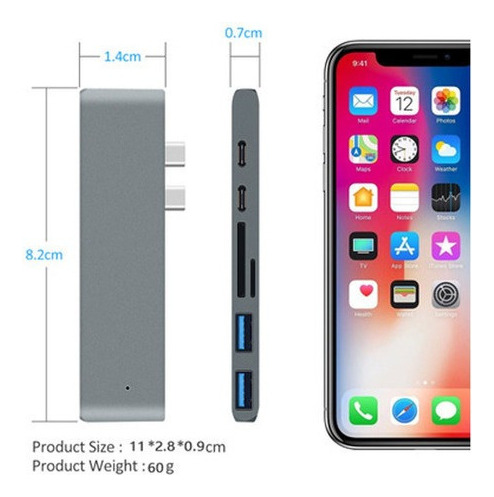Adaptador Mosible-c 4k Usb 3.0 Para Macbook Pro/air 2020