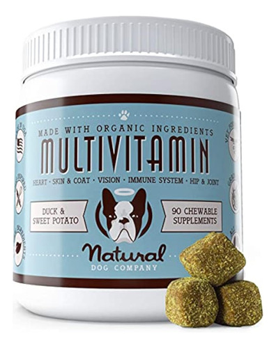 Natural Dog Company Masticables Multivitaminicos (90 Piezas)