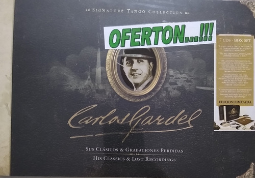 Carlos Gardel- ÁlbumDe Lujo 7 Cd Nuevos Y Folleto Ilustrado