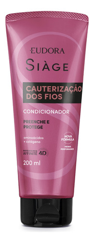 Eudora Condicionador Siàge Cauterização Dos Fios 200ml