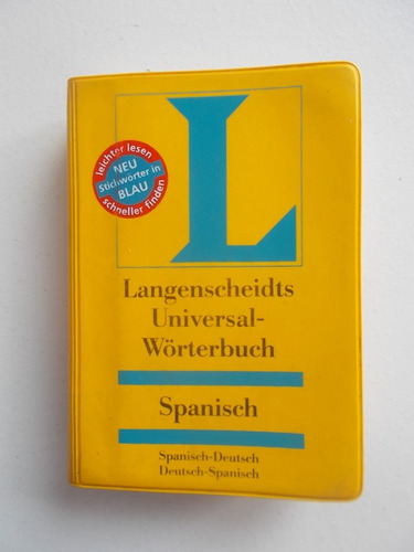 Langenscheidt's Universal-worterbuch Spanisch. Spanisch-deut