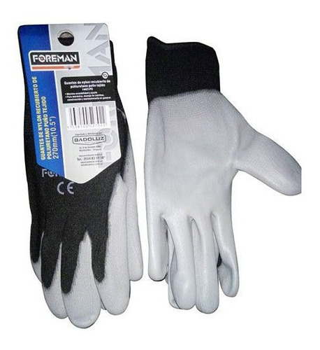 Guantes De Nylon Recubierto De Poliuretano 270mm Foreman