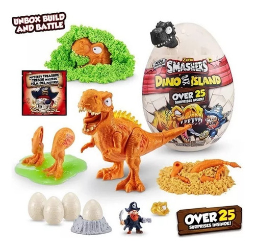 Smashers Huevo Dinosaurio Jurassic Slime Juguete Figura Set