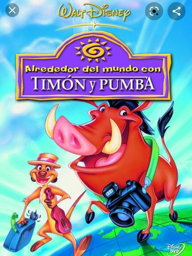 Walt Disney Dvd Viajando Por El Mundo Con Timon Y Pumba Orig