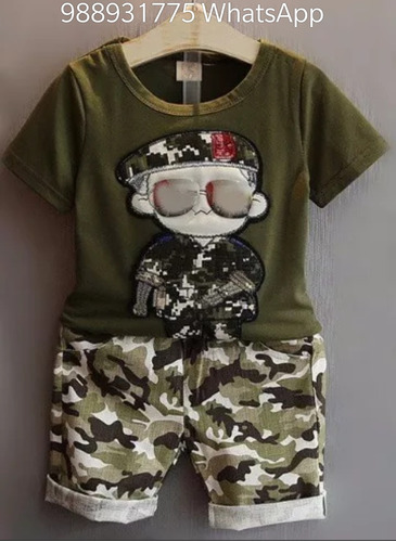 Conjunto Militar Niño Importado