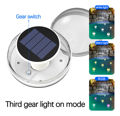 K Solar Water Floating Outdoor Night Home Garden Pool F 5702