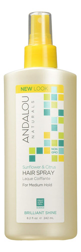 Andalou Naturals Spray Para El Cabello De Fijación Media G.