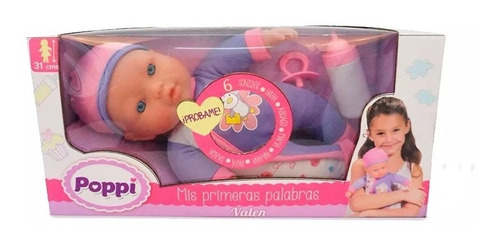 Bebe Poppi Mis Primeras Palabras 31 Cm Otero Hogar