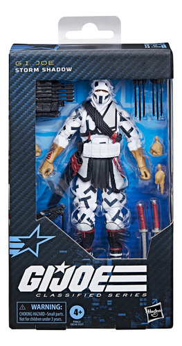 Figura De Acción G.i. Joe Storm Shadow 15 Cm Con 11