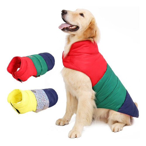 Capa Perro Capitoneada Reversible Abrigo Talle Xl - 2xl -3xl