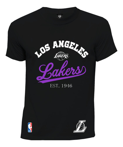 Camiseta Fan Nba Los Angeles Lakers Letras