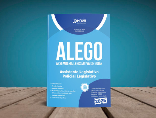 Apostila Concurso Assistente Legislativo - Policial Legislativo - Alego 2025 - Editora Nova