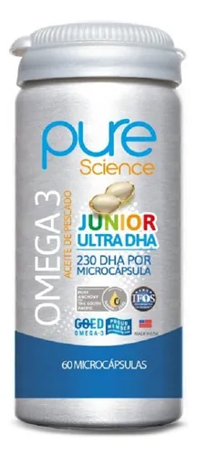 comprar Pure Science Omega 3 Junior Ultra Dha 60 Microcáp Newscience