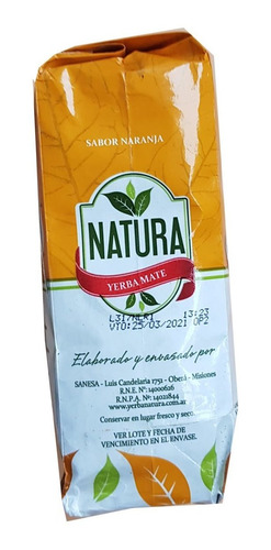 Yerba Mate Natura Naranja Oberá Misiones Por Mayor