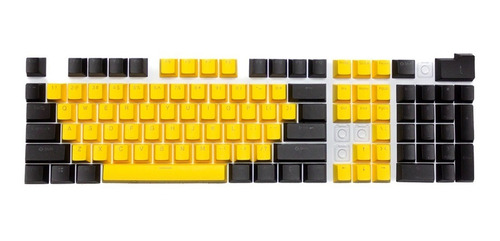 Imagen 3 de 3 de Keycaps Set Color Amarillo + Negro