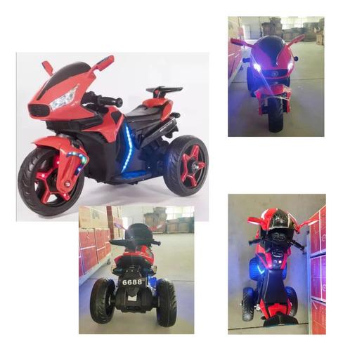 Moto Recargable Para Niños Niñas 6688 