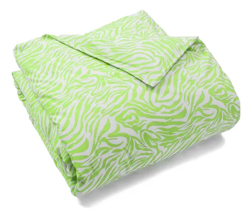 Be-you-tiful Home Funda Nórdica Verde Cebra Verde Lima