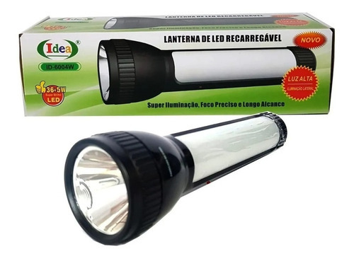 Lanterna Forte Recarregável 36+5 W Luz Lateral/alta Bivolt