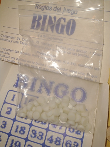 Antiguo Juego De Bingo Ruibal De 2 A 16 Jugadores (Usado)