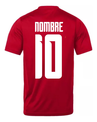 Camiseta Independiente Niño Gratis Nro Y Nombre Que Elijas 